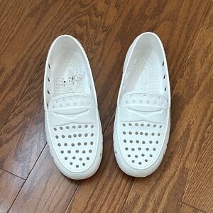 Boys White Floafer Loafers
